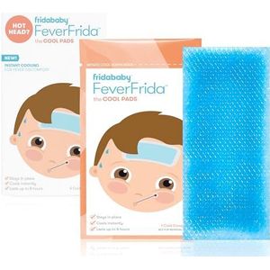 Frida Baby Koelpads, koortspatch voor kinderen, koortsreductiemiddel, ongemak en hoofdpijnverlichting, 5 stuks