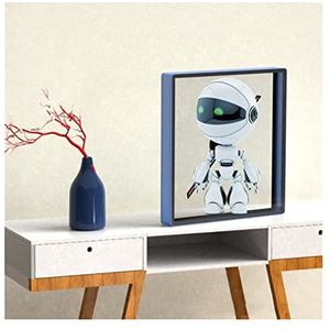 Naakte oog 3D holografische projector kraam reclame machine driedimensionale luchtvering led lichte afbeelding ventilator scherm aluminiumlegering(Space Grey,US)