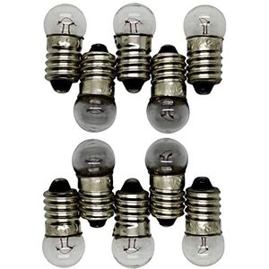 LED-Mafia - E10 - Gloeilampen - Warmwit - 12V - 3W - 10 stuks
