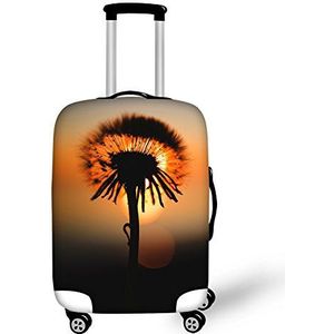 CHAQLIN Dandelion Bedrukte koffer Cover Bagage Protector Trolley Case voor meisjes Womens Travel Fit 18-28 Inch