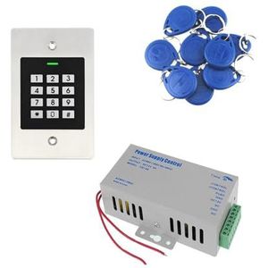 1000 gebruikers EK2 ingebed RFID-toegangscontroletoetsenbord IP66 waterdichte metalen behuizing RFID-proximitykaarttoetsenbord Toegangscontrolelezer(Keypad with power)