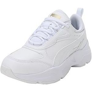 PUMA Cassia SL Sneaker voor dames, wit, Team Goud, 7 UK, wit, 40,5 EU