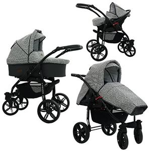 Kinderwagenset babyzitje/autostoeltje en Isofix optioneel Legro by SaintBaby Terrazzo 09 2-in-1 zonder babyzitje