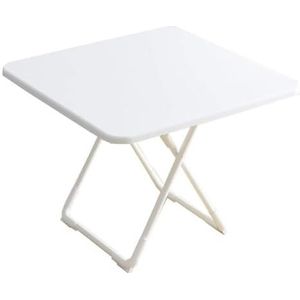 Klaptafel, vierkante eettafel, salontafel, studeertafel, draagbare picknicktafel (Color : D, Size : 60X60X71CM)