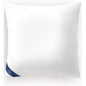 Genius eazzzy Hoofdkussen, 80 x 80 cm, orthopedisch slaapkussen voor een rustige slaap, met een overtrek van aloë vera + melkvezels, wasbaar en geschikt voor de droger