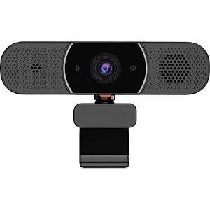 Webcam Webcam Alles-in-één 2K-webcam met AI-microfoon Luidspreker Privacydeksel USB-computercamera for conferenties for conferenties, livestreaming, opname