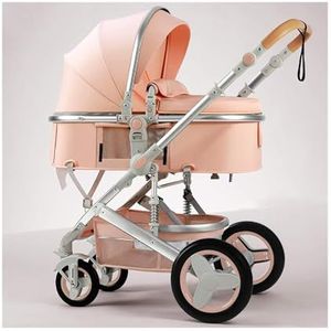 Lichtgewicht Twin Kinderwagen 2 In 1 Aluminium Tandem Kinderwagens Grote Ruimte Trolley Kinderwagen Opvouwbare Dubbele Kinderwagen