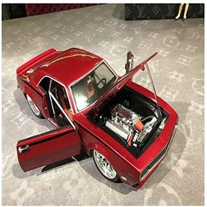Miniatuur auto Voor Hot Wheels 1968 Chevrolet Camaro Ss 1 18 Auto Model Rode Grote Wiel Legering Model Collectie: