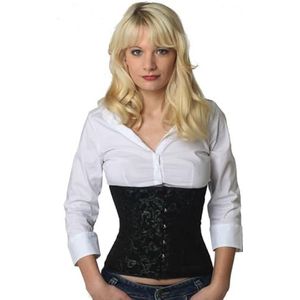 Brokaat corset groen taille Korset rw83