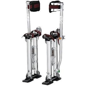 Gipsplaat Stelts 18''-30''/36''-50'' Verstelbare Aluminium Tool Stelts Met Beschermende Kniebeschermers Antislip Werk Stelts for Thuis Voor dagelijks thuisgebruik(18in)