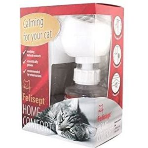 Felisept Home Comfort Startset (Verdamper + Flesje 45ml) - Anti-Stress Voor Kat Thuis - Met Natuurlijk Kattenkruid - Aanbevolen Door Dierenartsen - Welzijn & Ontspanning Voor Katten