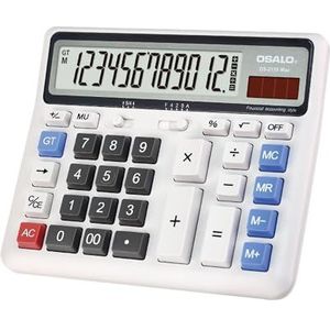 Grundig calculator met 2 displays 12 cijfers 6th* - Kantoorartikelen Grundig calculator met 2 displays 12 cijfers 6th* - Kantoorartikelen