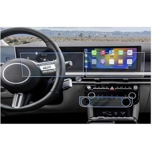 Displaybeschermfolie Voor Hyundai Voor Tucson Voor Santa Cruz 2025 GPS Navigatie EN Dashboard Gehard Glas Film Accessoires Navi