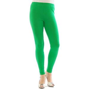 YESET Thermische legging, lange broek van katoen en fleece, warm, dik en zacht, groen, M