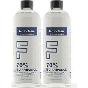 2000 ml isopropanol 70% oplosmiddel isopropylalcohol 70 reiniger voor huishoudelijk | nagelreiniger | lakreiniger | IPA 2L 2-propanol | vetverwijderaar