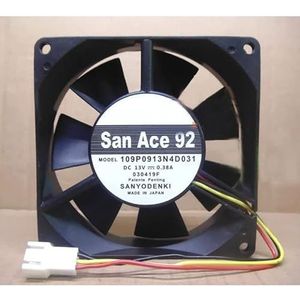 9CM 13V 0.38A 109P0913N4D031 9025 3line 3pin server industrial fan