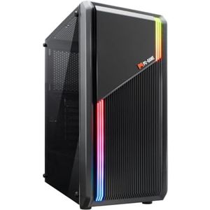 PC-Game Neon-X Gamer-PC (AMD Ryzen 7-5700G, 16GB RAM, 1TB SSD + 1TB HDD, Radeon RX Vega 8, W11 Pro vooraf geïnstalleerd, zonder licentie), desktopcomputer, gaming-pc
