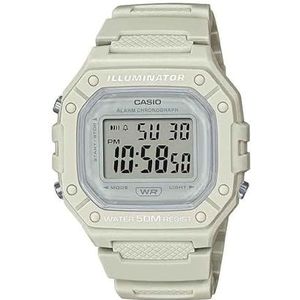 Casio Sporthorloge W-218HC-8A, Wit, Sportief