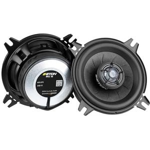 ETON PFX 10 - geluidssterk 10 cm / 4 inch coaxiaal systeem, autoluidspreker voor voor- of achterkant, geluidssysteem met 80 watt, ook geschikt voor campers, bussen, bestelwagens, 1 paar