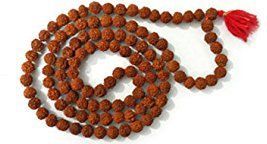 Rudraksha Japa Mala 108 + 1 parels, beste kwaliteit gebedskralen