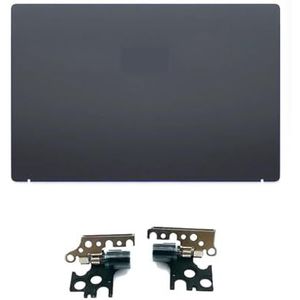 WANGHUIH Lcd-achterkant bovenhoes hoes achterdeksel en schermscharnieren compatibel met MSI Prestige 14 MS-14C1 14C2 14C4 P14 Laptop