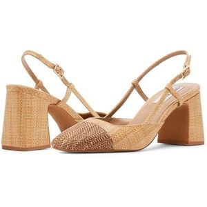 Steve Madden Becka Pump voor dames, Raffia, 39 EU