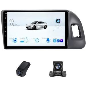 Carplay autoradio 2 Din geldt voor Audi Q5 8R 2008-2017 met Android Auto Bluetooth 9 inch touchscreen autoradio met FM-radio/GPS stuurwielbediening+achteruitrijcamera ADAS DVR(B,X2)