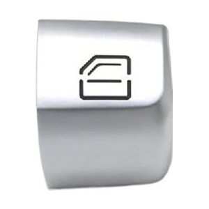 Auto-interieur Venster Regulator Schakelaar Knop Cover Cap Voor Mercedes Voor Benz C E GLC S Klasse W205 W253 W213 W293 W222 HLWXMDZ(Silver 2)