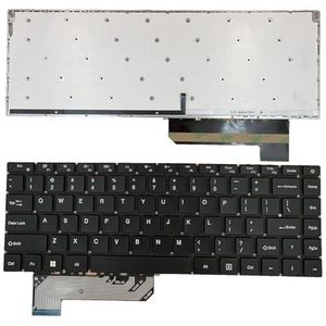 Geschikt voor Infinity voor GeoBook 340 MB3181017 XK-HS305 laptoptoetsenbord(Black US Backlit)