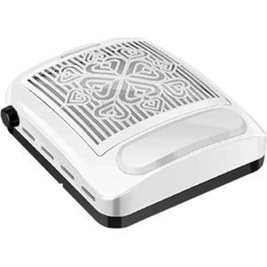 Spijkers Stofafzuiger, 100W Nagelstofzuiger 4500RPM Krachtige Zuig- en Afzuigventilator Manicuremachine Gereedschap Met Handkussen Laag Geluidsniveau