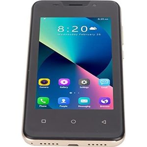 3G Smartphone, 3000mAh Batterij Touchscreen Wifi 1GB RAM 8GB ROM Dual SIM Telefoon voor 11 (EU-stekker)