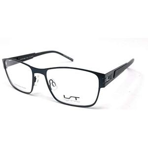 Damesbril LIGHTEC 6992L BB 012 STAINLESS STEEL blauw en zwart geruit