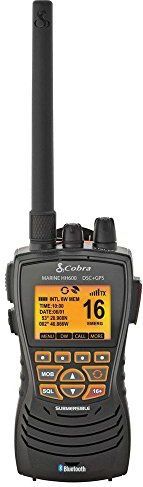 Marine - Cobra Mr HH600 EU - Draagbare VHF-radio - Zwart - Met GPS en Bluetooth