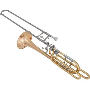 Bastrombone Professioneel Prestatietype Bb/F/Gb/D Veranderende Toonhoogtetrombone Met Lichte Canvas Tas Trombone Voor Beginners