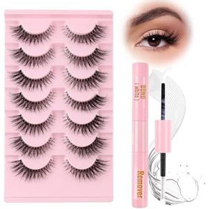 Kattenwimpers Volume 3Strip Pluizige Handgemaakte Herbruikbare D Curl Valse Wimpers