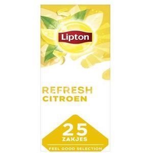 Lipton - Feel Good Selection Zwarte Thee Citroen - 25 zakjes