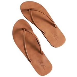 Cloudies slippers voor dames, Zomerpaar Platte Bodem Strandschoenen Sandalen Pantoffels voor dames en heren | House Slides douchesandalen(Orange,46 EU)