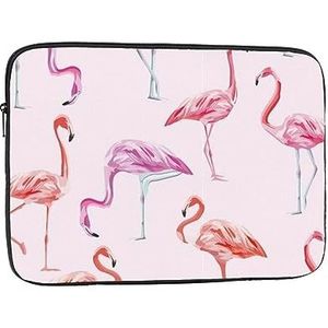 Schilderij Flamingo Gedrukt Laptop Sleeve Tas Notebook Mouw Laptop Case Computer Beschermhoes 12 inch