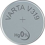 VARTA 14501319 - knoopcelbatterij V319 met 1,5 volt, capaciteit 16 mAh, chemisch systeem zilveroxide, voor elektronische dagelijkse apparaten voor een optimale energievoorziening