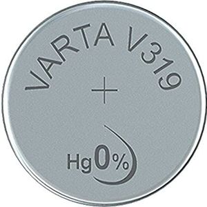 VARTA 14501319 - knoopcelbatterij V319 met 1,5 volt, capaciteit 16 mAh, chemisch systeem zilveroxide, voor elektronische dagelijkse apparaten voor een optimale energievoorziening