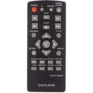 Vervanging Afstandsbediening voor LG DP132 DP132NU Dvd-speler, COV31736202 DVD Afstandsbediening Compatibel met LG DP132 DP132NU Dvd-speler Draagbare