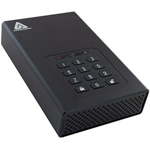 Apricorn Aegis Padlock DT 1TB externe harde schijf 1000 GB Zwart