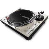 Reloop RP-7000 MK2 Silver, professionele dj-platenspeler met Upper Torque Quartz directe aandrijving, nieuwe toonarmbasis, S-tonarm, hoge resolutie pitch-sectie met digitale fader, zilvermetallic