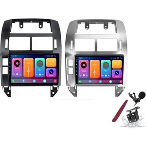 Android 15 Autoradio Sat Navi voor VW P-olo IV (2001-2009) 9 Inch Touchscreen Multimedia Speler met Draadloze Carplay GPS Navigatie FM RDS Bluetooth 5G-WiFi SWC DSP,M100s