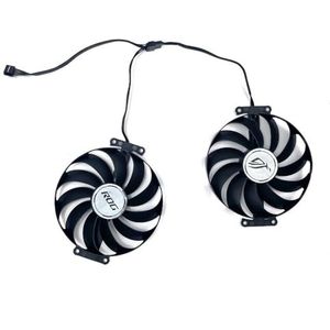 2 stuks koelventilator voor ASUS voor Dual voor Radeon RX 6700 XT OC Edition GDDR6 RX6600 95MM CF1010U12D RX6700XT grafische kaart