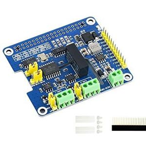 2-CH CAN FD HAT 2-Channel Isolated CAN Bus Expansion HAT for Raspberry Pi Series Boards with Multi Onboard Protection Circuits Support CAN2.0 CAN FD Protocols