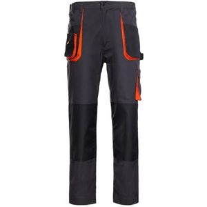 Stenso Emerton Lange werkbroek voor heren, cargobroek met kniezakken, donkergrijs, 52