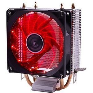 Efficiënte koeling processor Cooler Fan 3pin for Intel LGA 1150 1151 1155 1156 775 1200 AMD AM3 AM4 Stille ventilador stille radiator (Blade Color : Green)