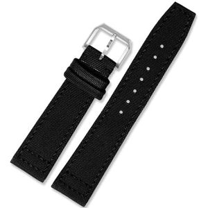 InOmak Nylon canvas horlogeband 20/21/22 mm, 21mm, Nylon