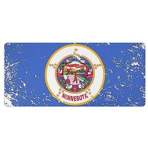 Minnesota staat vlag afdrukken bureau pad beschermer muismatten kantoor tafel mat grote muismat antislip laptop pad